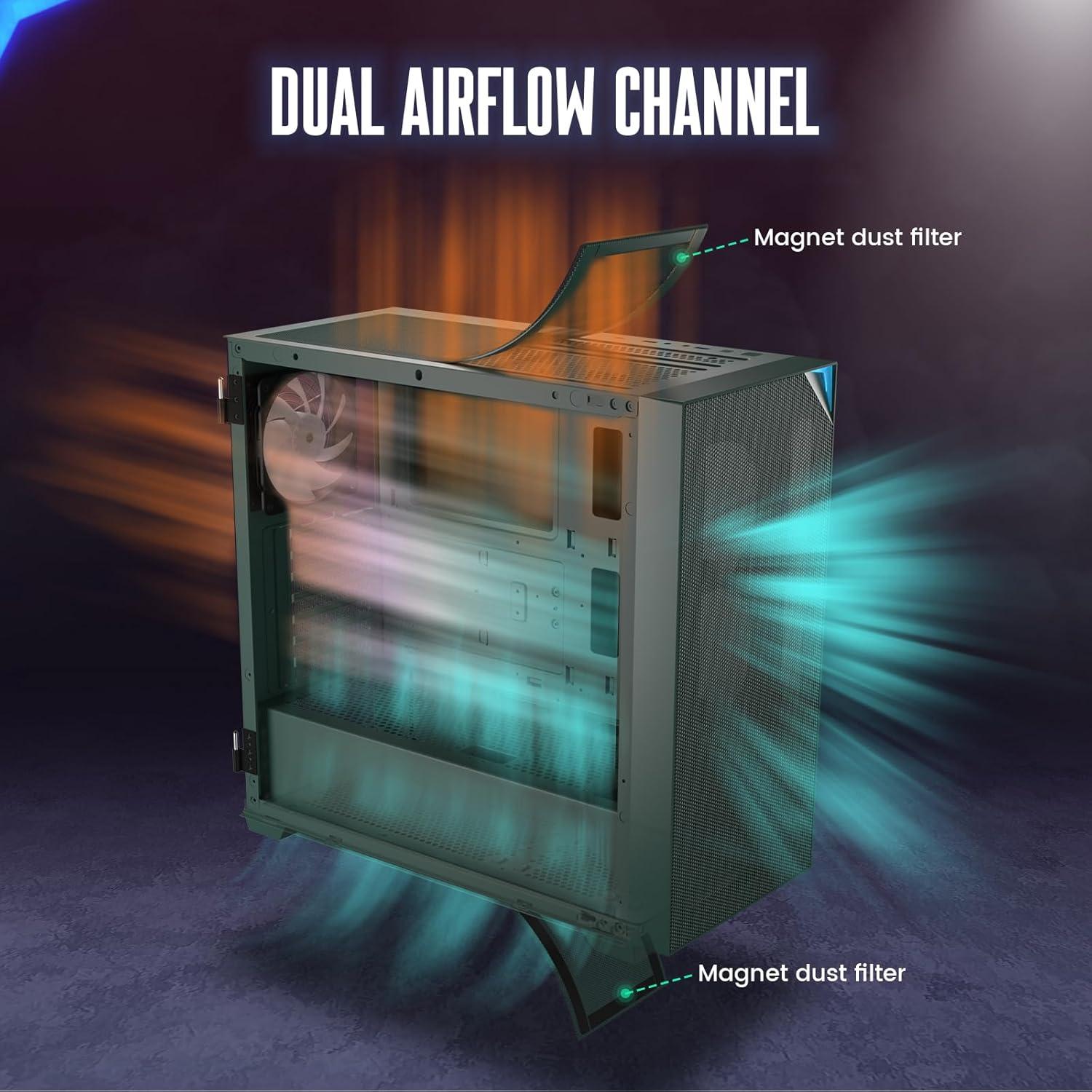 Caja de Computadora Vetroo AL800 Full Tower Vidrio Templado