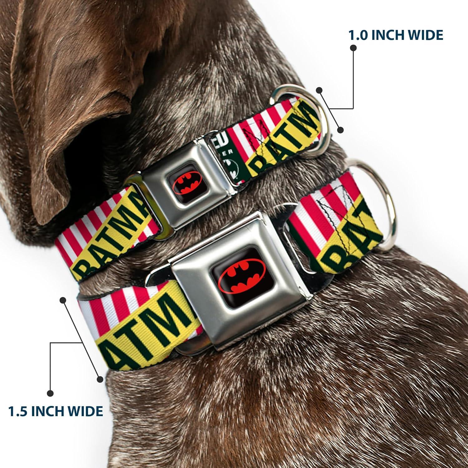 Collar de Perro Buckle-Down Batman 3,81 cm Ancho Grande