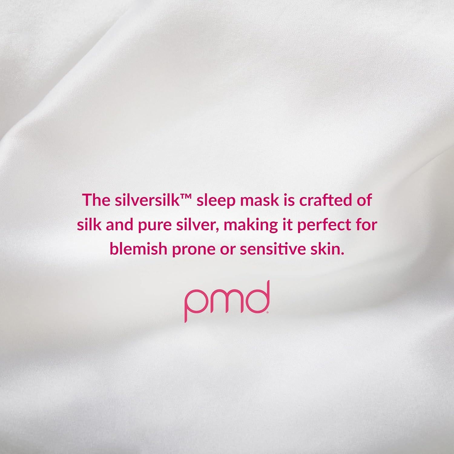 Máscara de Sueño PMD Silversilk Rosa 17.8x7.6 cm