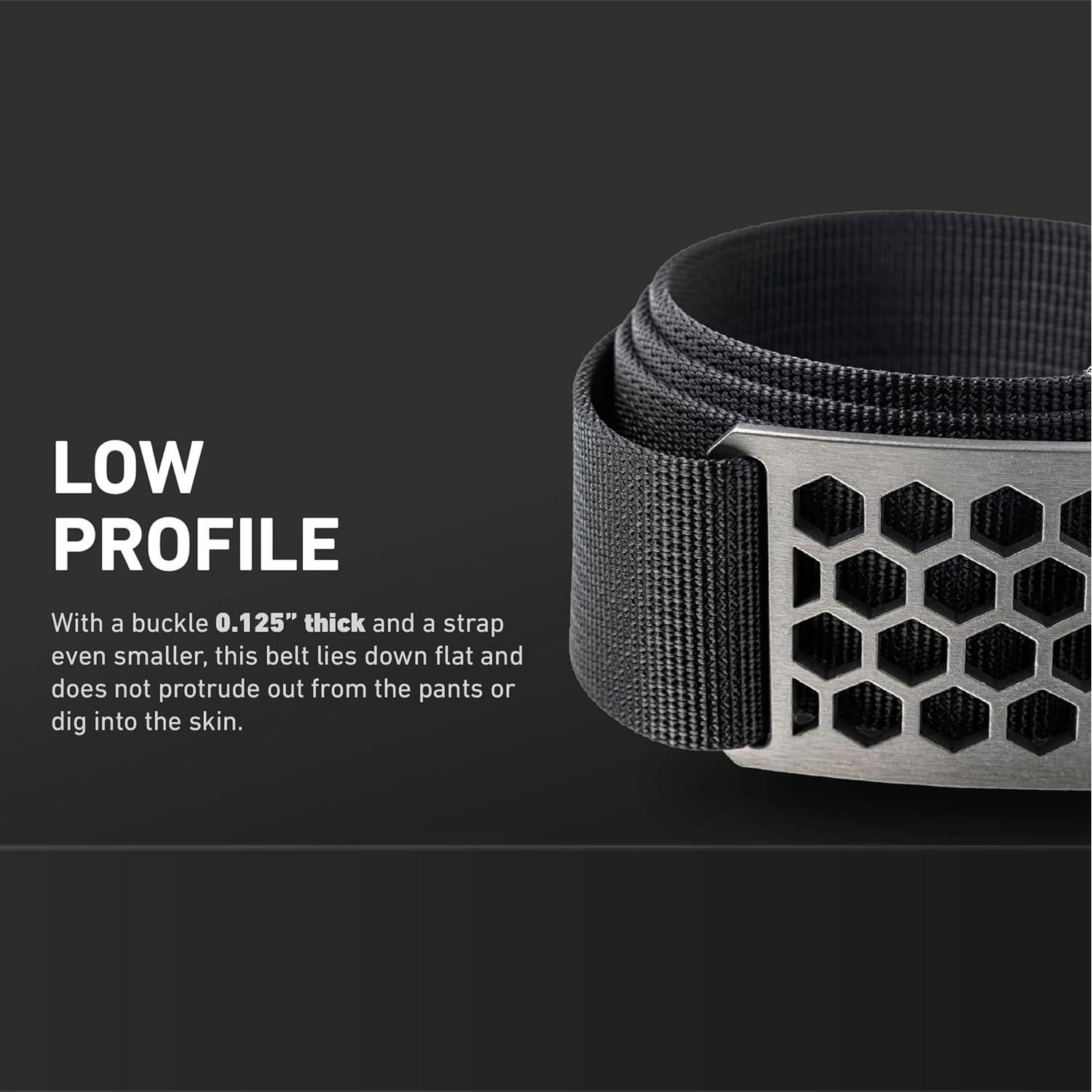 Cinturón GRIP6 Táctico Unisex Nylon Jet 66-96 cm