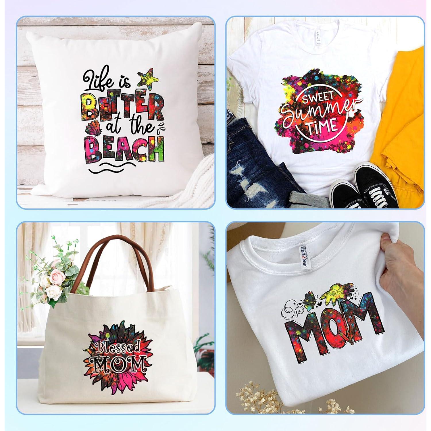 Rollo de Vinilo de Transferencia de Calor Tintnut 30.48cm x 1.52m Multicolor