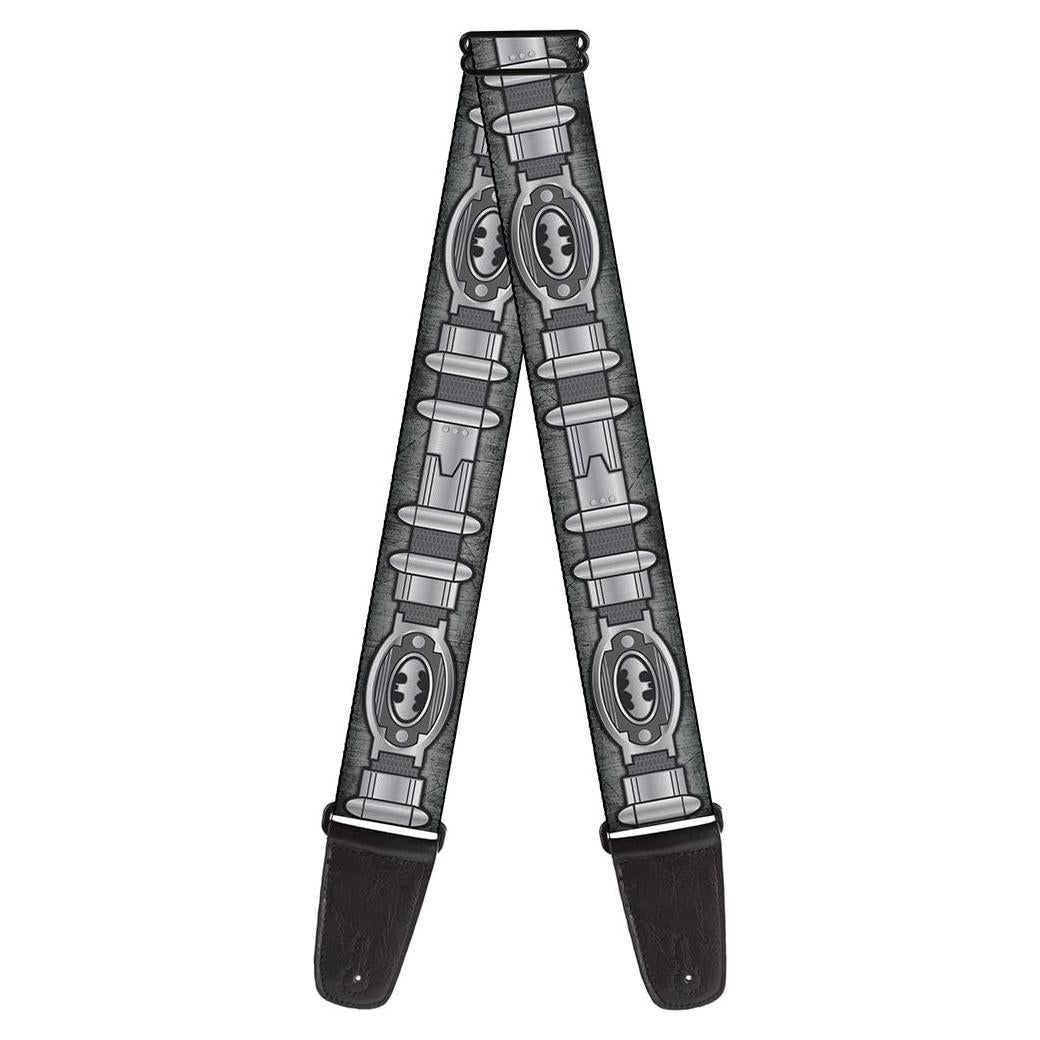 Correa de guitarra Buckle-Down Batman Grays 5 cm ancho 74-137 cm