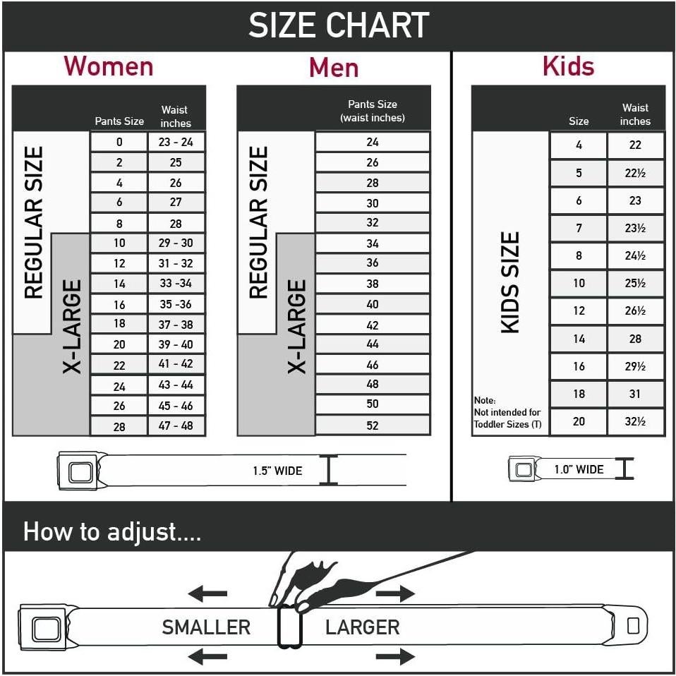 Cinturón de seguridad Buckle-Down Joker XL Multicolor 3.81 cm