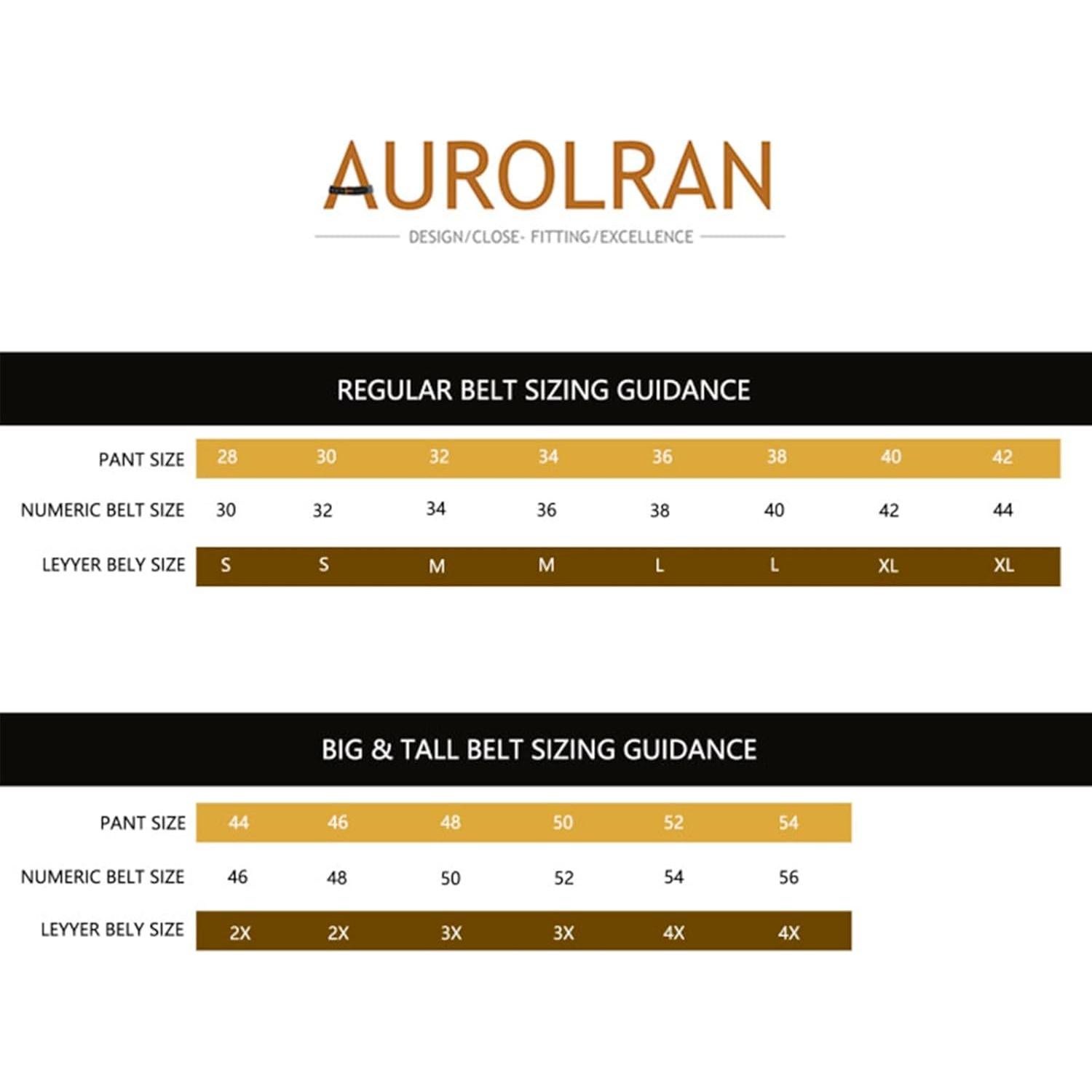 Cinturón de Cuero Unisex Aurolran Ajustable 109 cm Negro