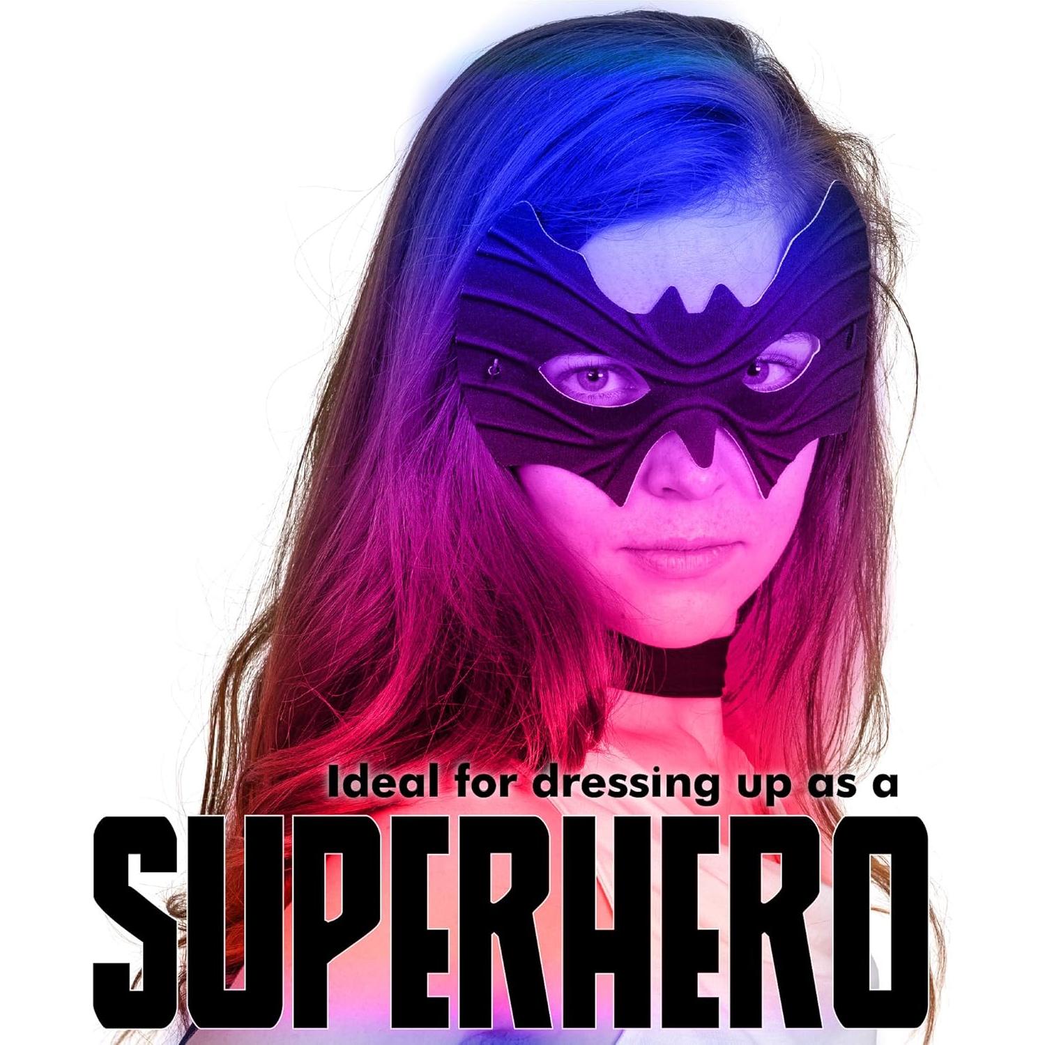 Máscara de Ojos de Murciélago Skeleteen para Disfraz