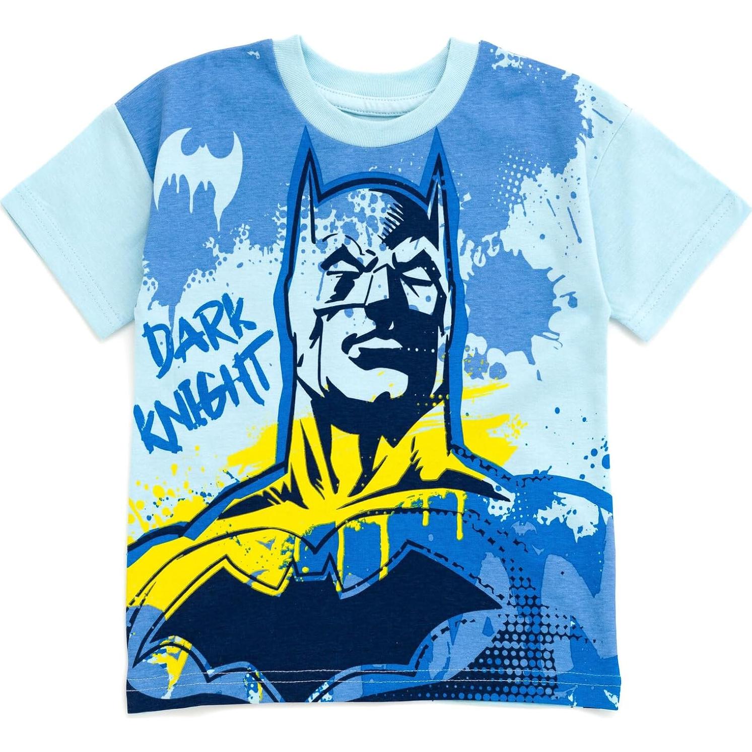 Conjunto camiseta y pantalones cortos Batman DC para niños