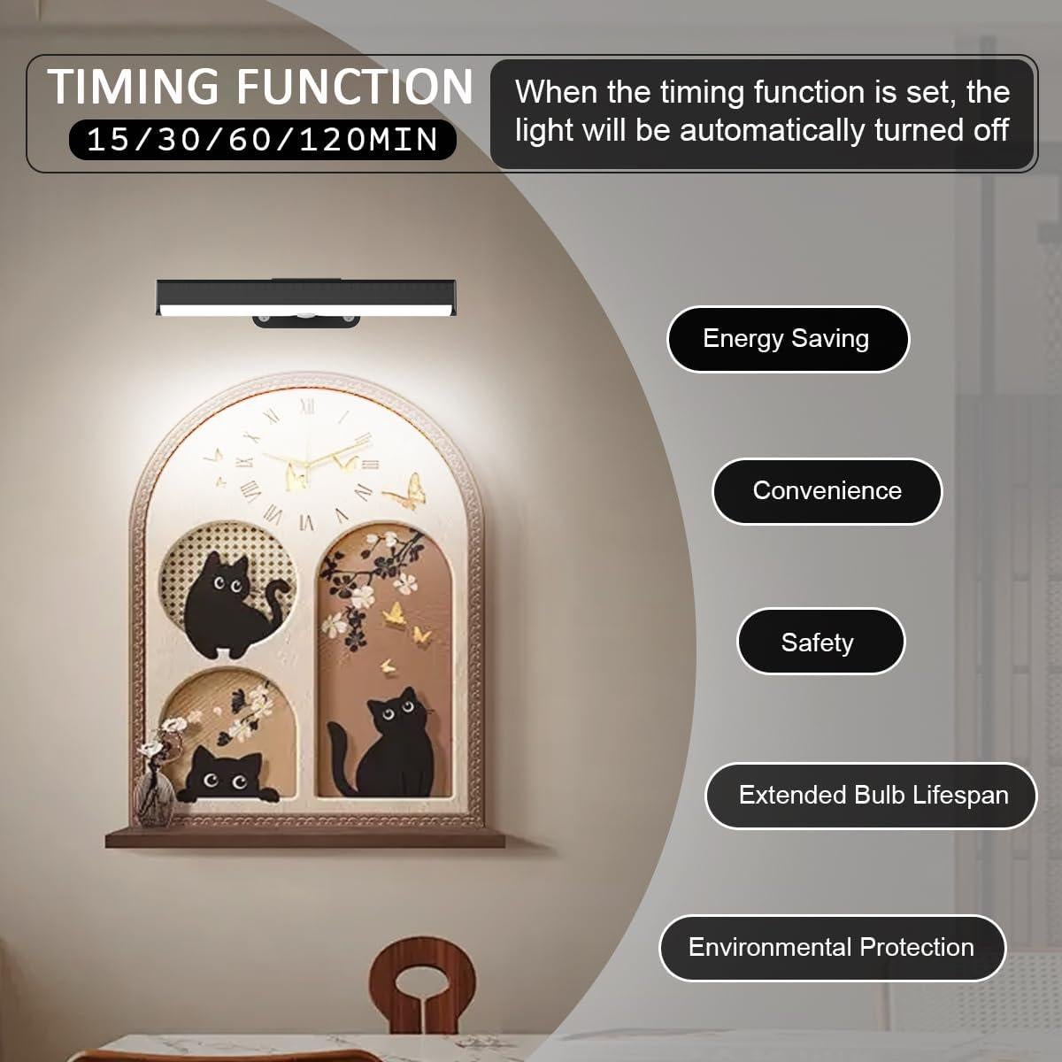 Luz de Imagen LED Inalámbrica EUIOKUN 2-Pack Regulable