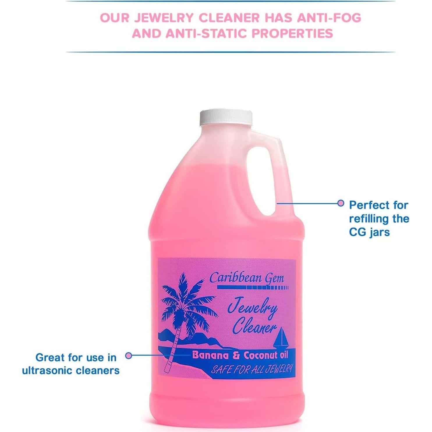 Limpiador de Joyería Caribbean Gem 1.89L - Natural y Efectivo