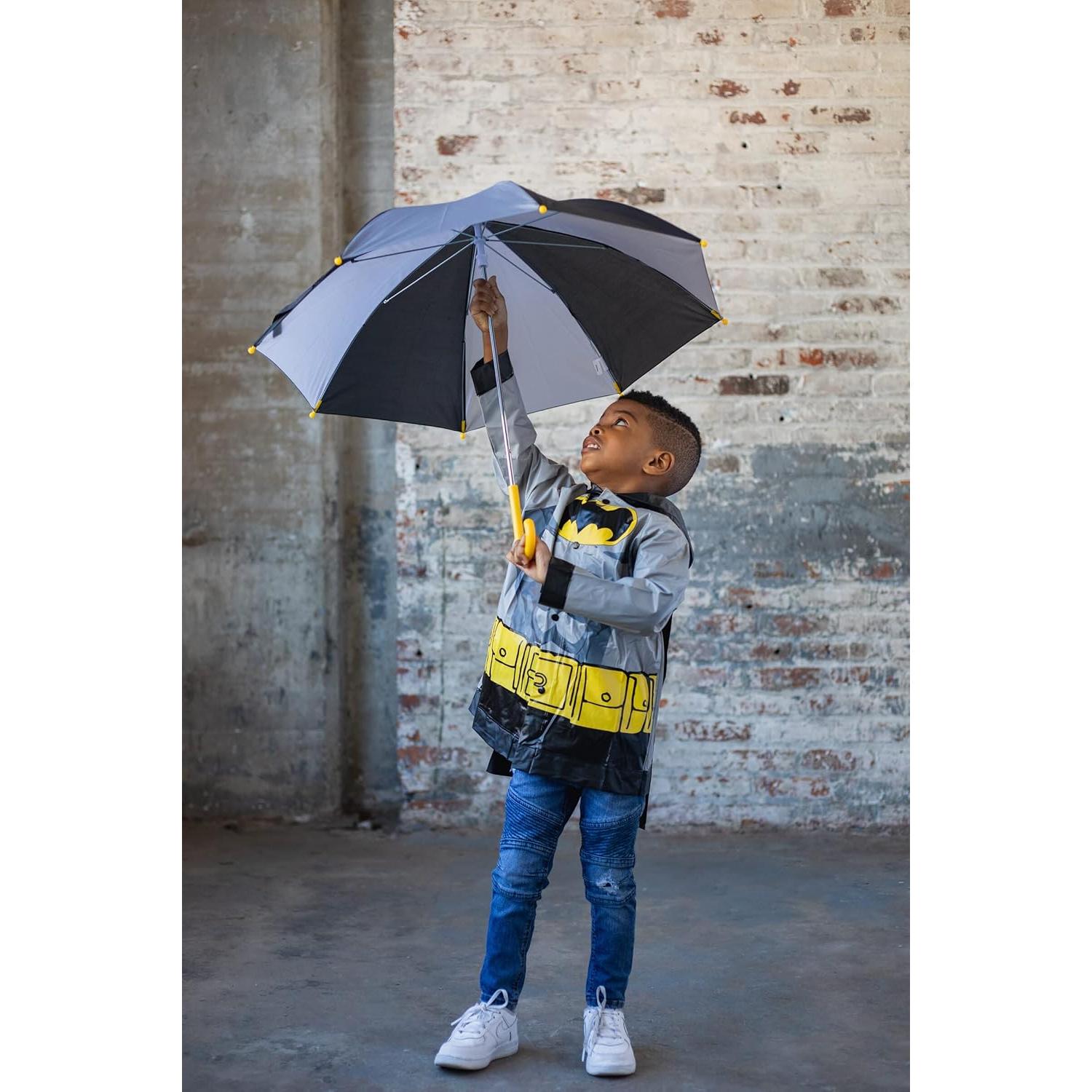 Chaqueta Impermeable Batman DC Comics 3 Piezas Niños 7-8