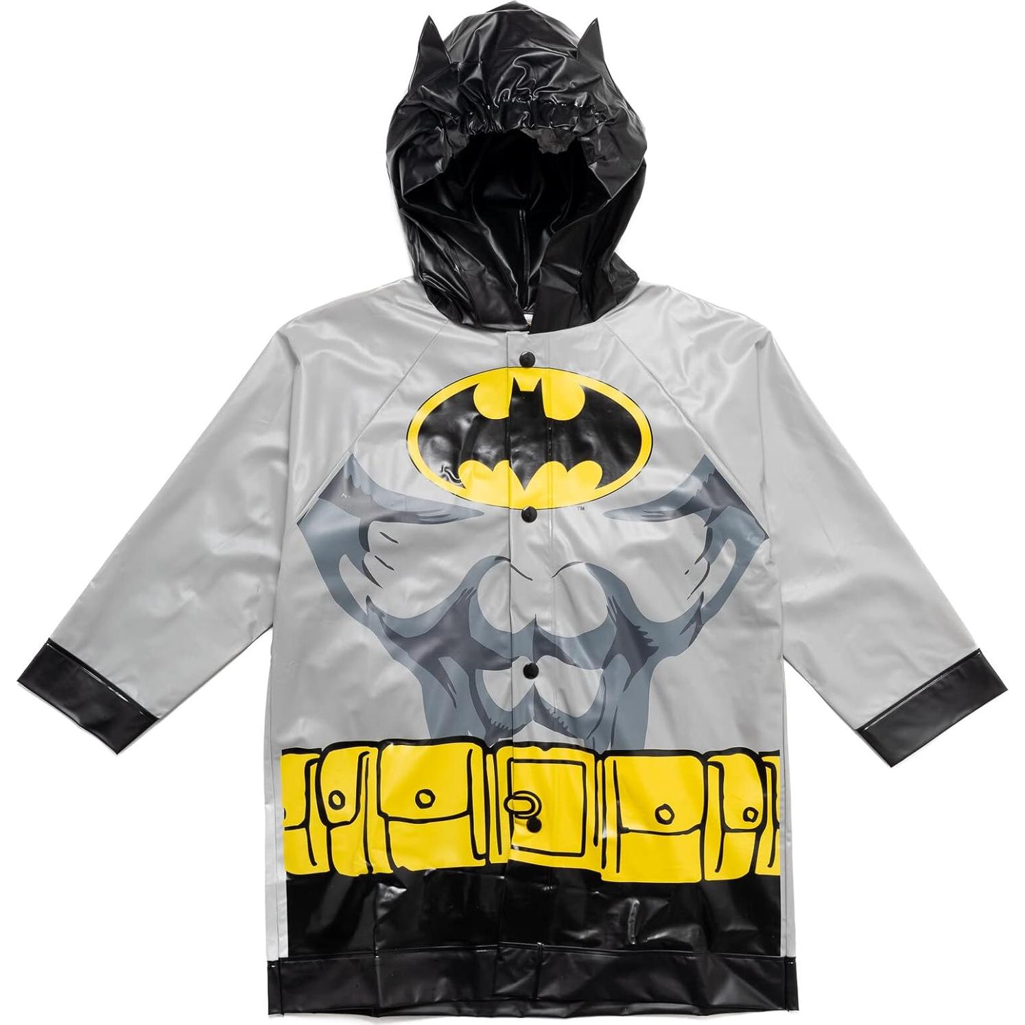 Chaqueta Impermeable Batman DC Comics 3 Piezas Niños 7-8