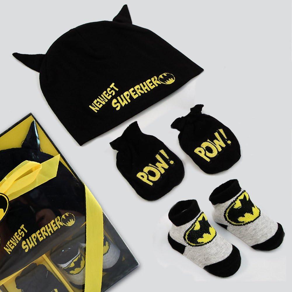Conjunto de bebé Batman DC Comics 0-3 meses 3 en 1