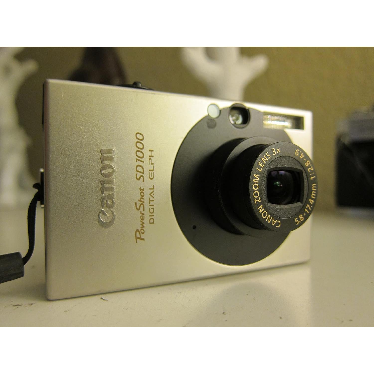 Cámara Digital Canon PowerShot SD1000 7.1MP Zoom 3x Negra