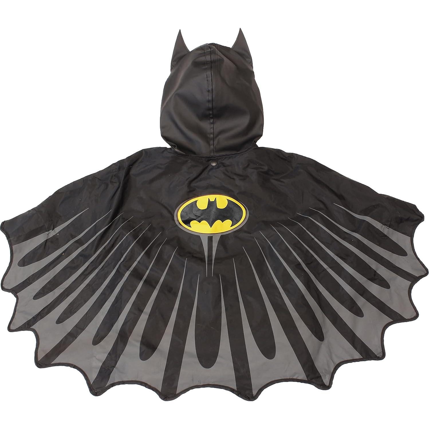 Impermeable Batman para Niños Western Chief 6X Negro