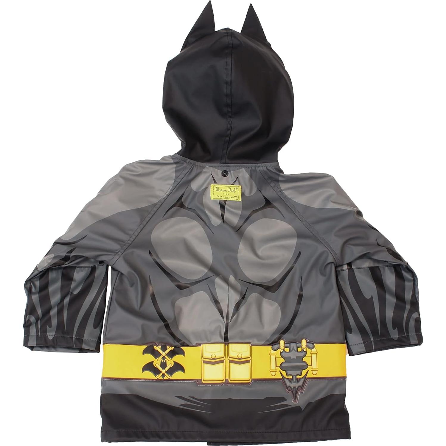 Impermeable Batman para Niños Western Chief 6X Negro