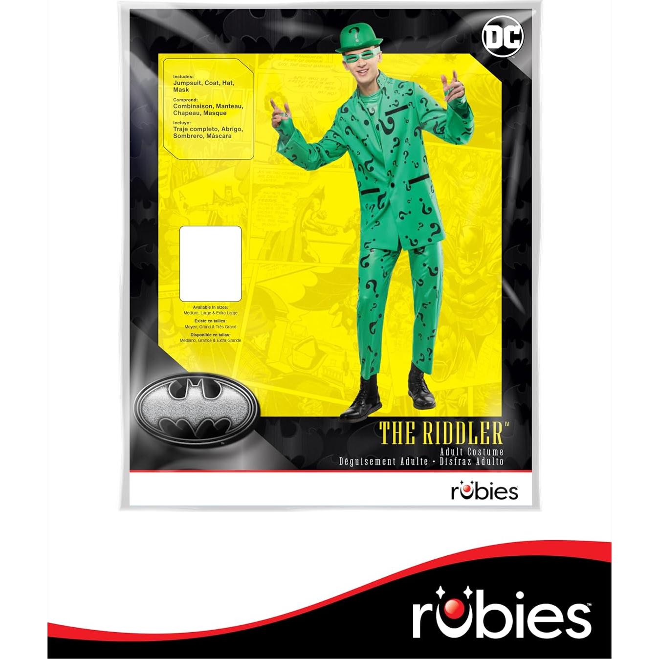 Disfraz Deluxe Acertijo Batman Forever Rubies Hombre