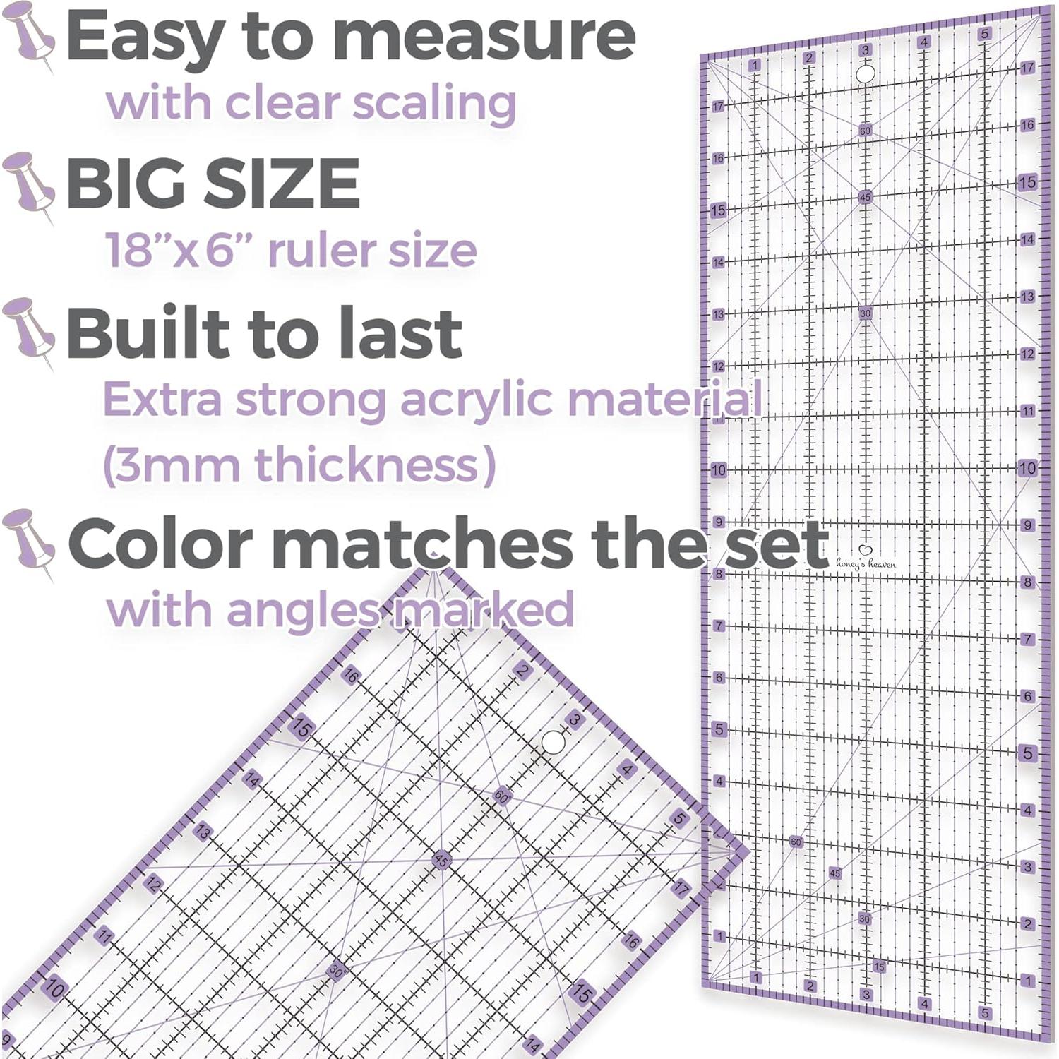 Juego de Cortadores Rotativos Honeys Heaven 45mm con Alfombrilla A1