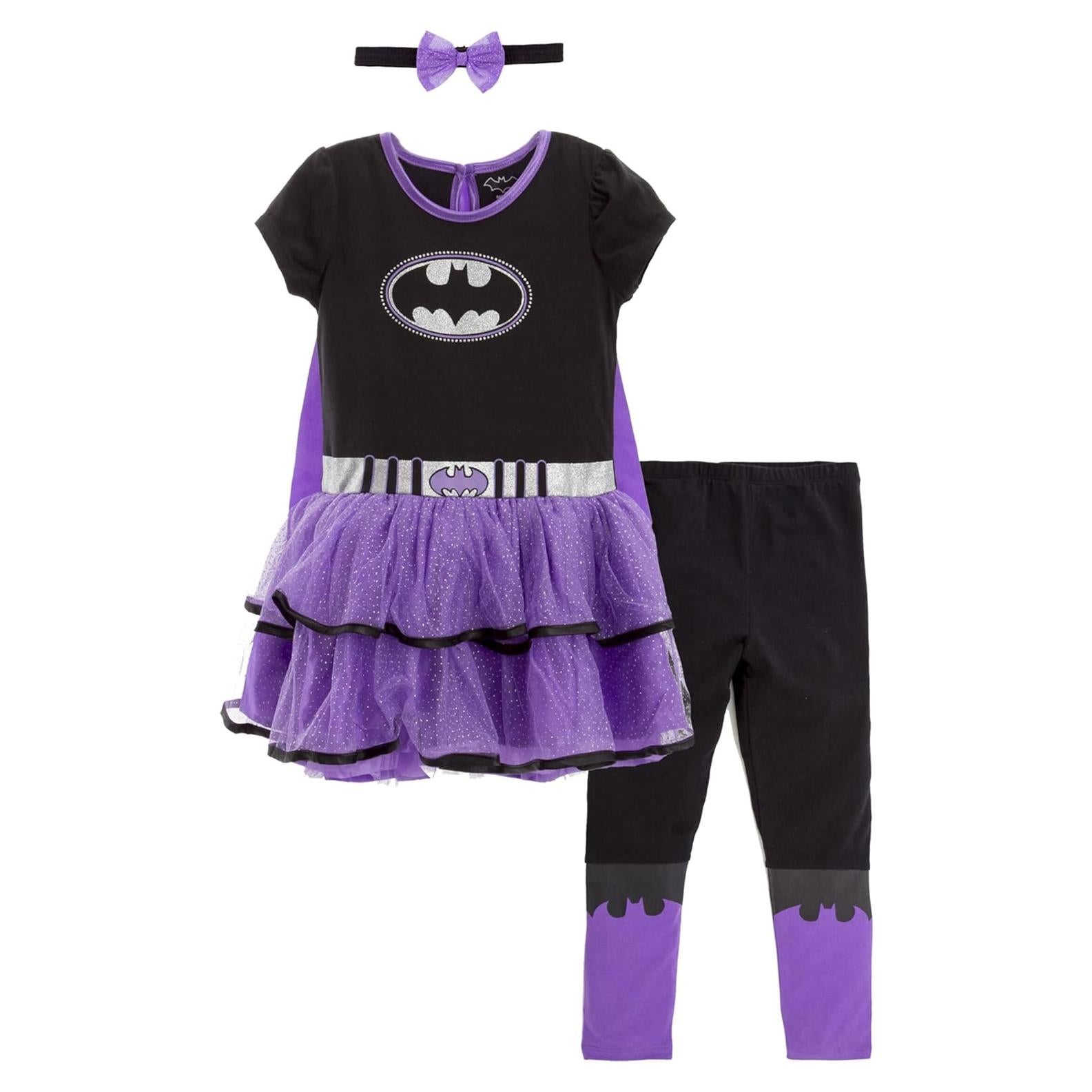 Disfraz Supergirl Batgirl 4 Piezas Niña 0-6 Meses