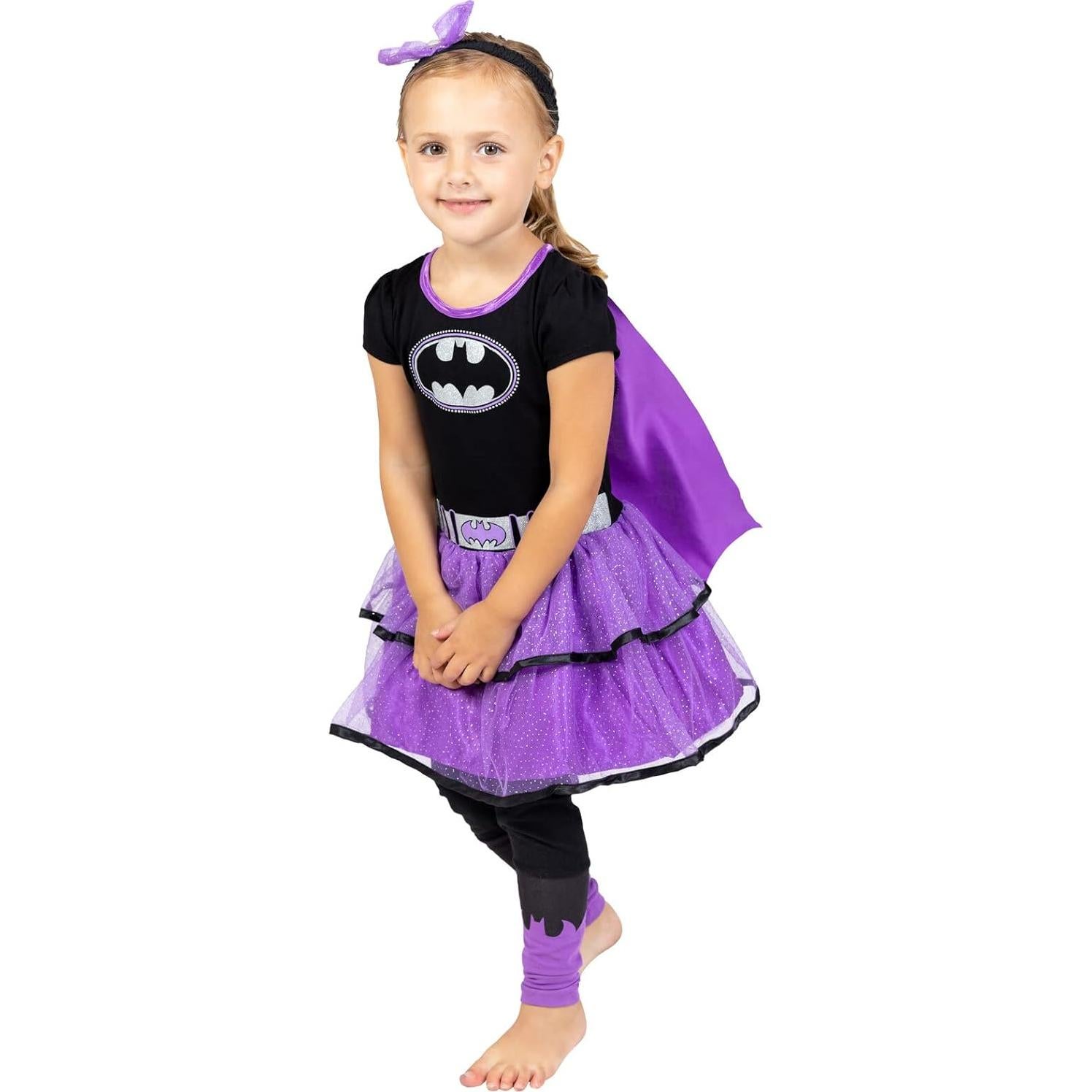 Disfraz Supergirl Batgirl 4 Piezas Niña 0-6 Meses