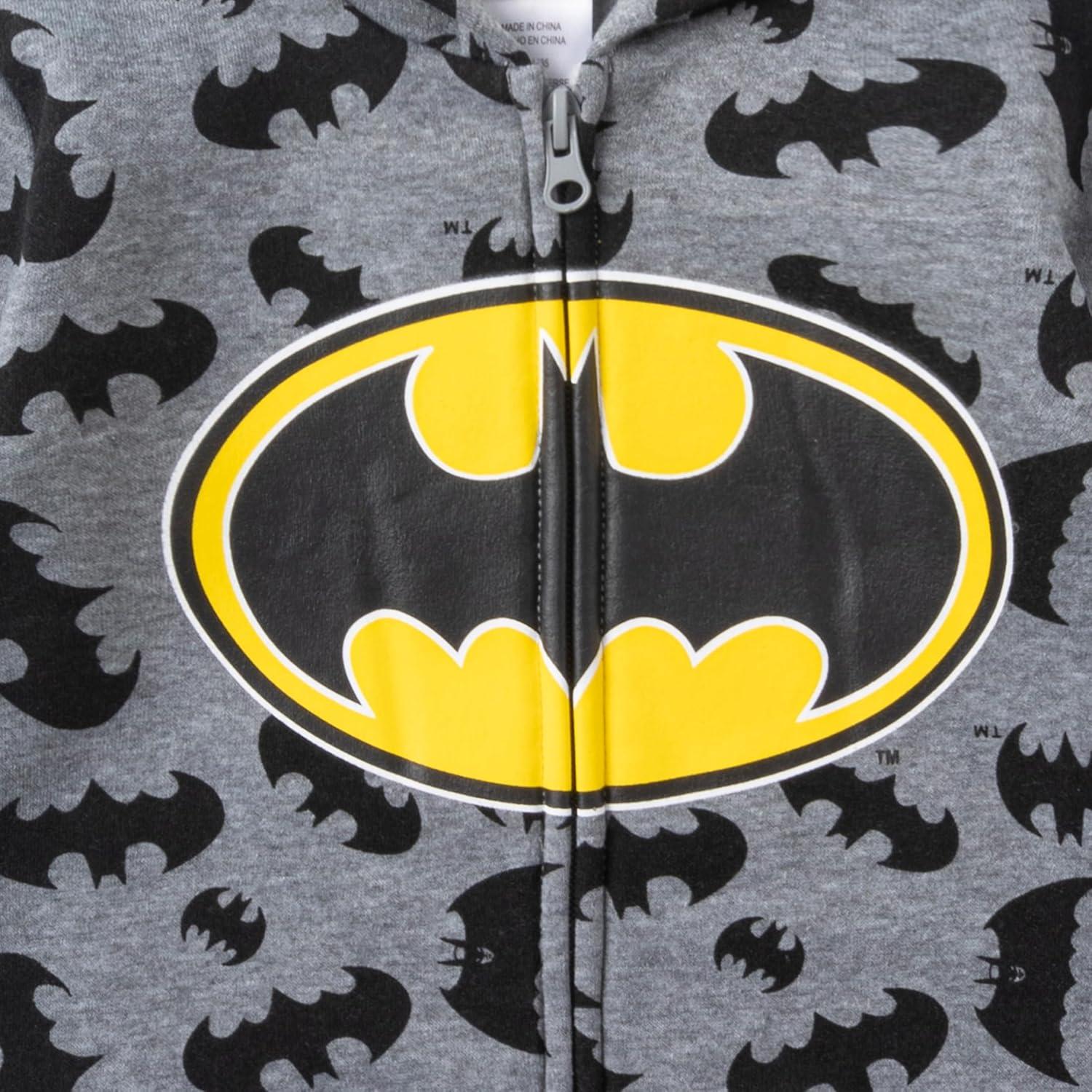Conjunto sudadera, camiseta y pantalones Batman 2T