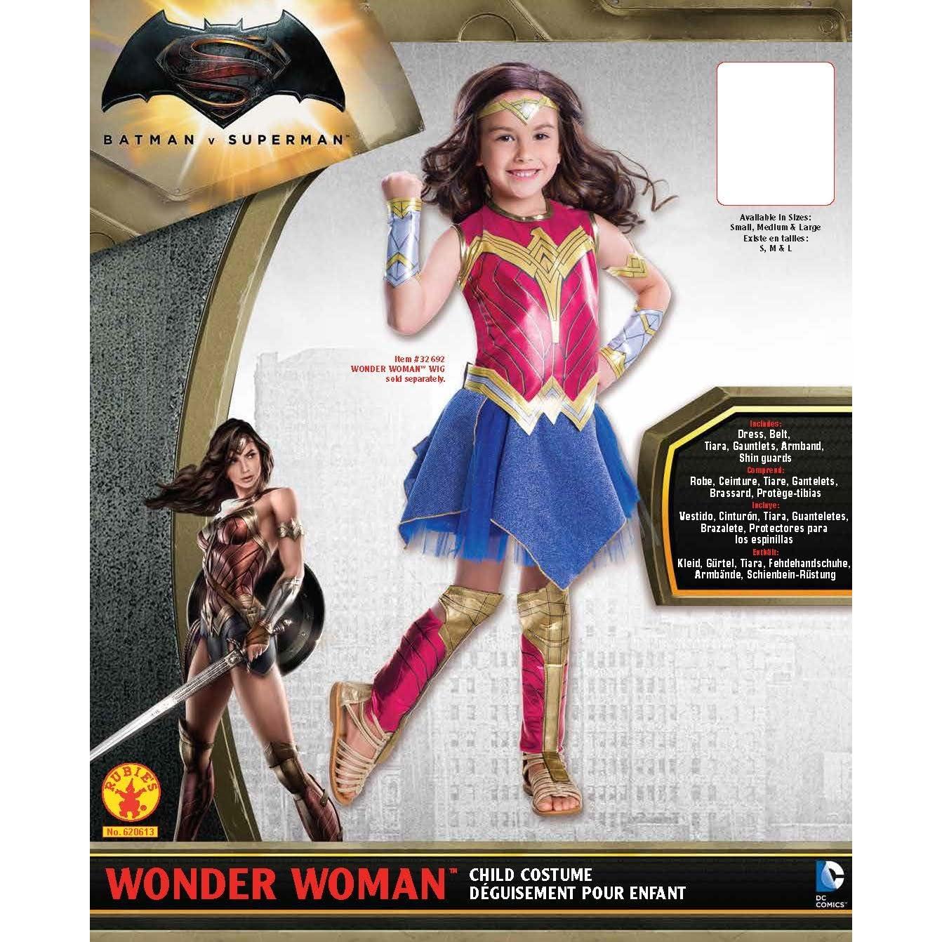 Disfraz Rubie's Mujer Maravilla Deluxe para Niñas Grande