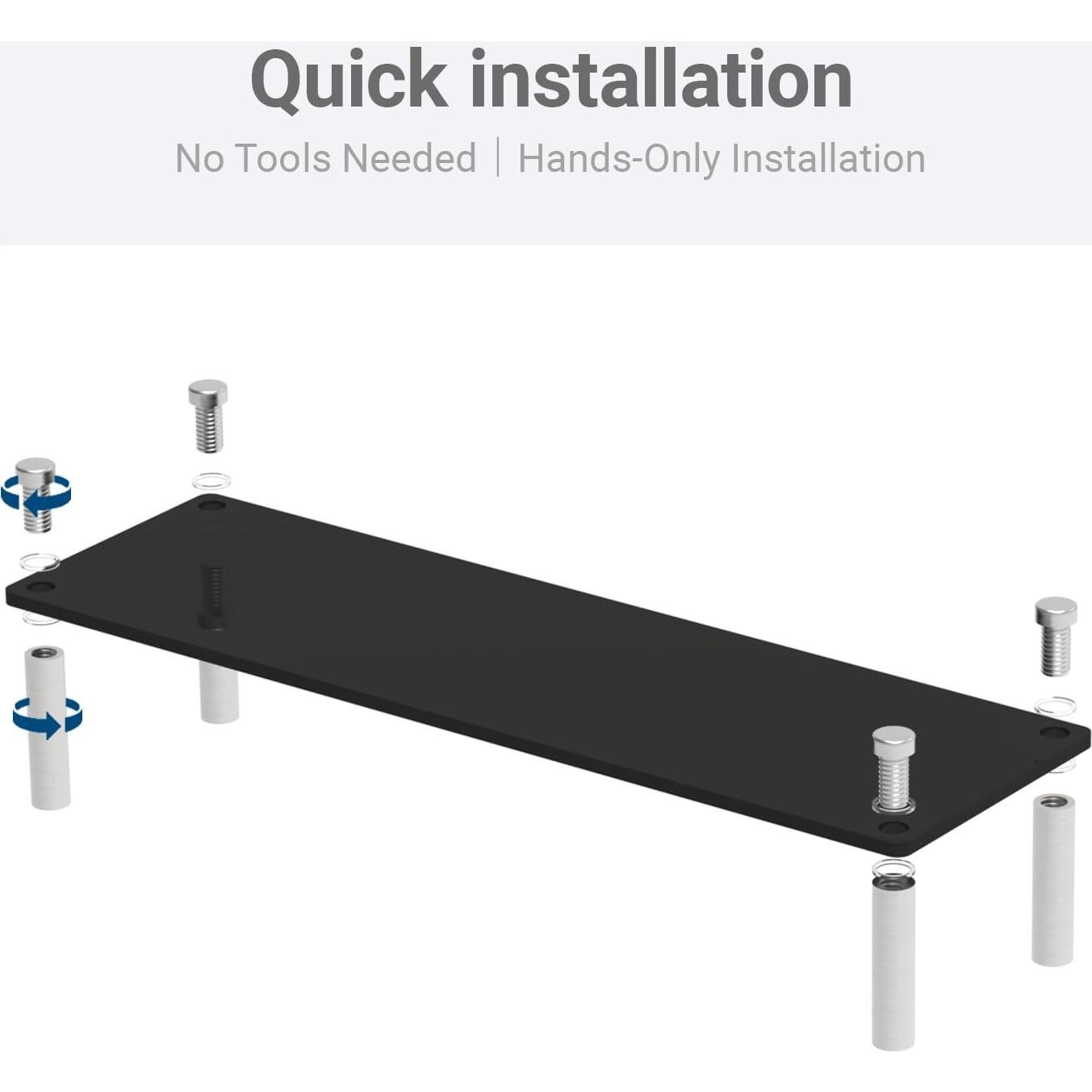 Soporte de Exhibición Acrílico LoengMax 3 Niveles para Perfumes