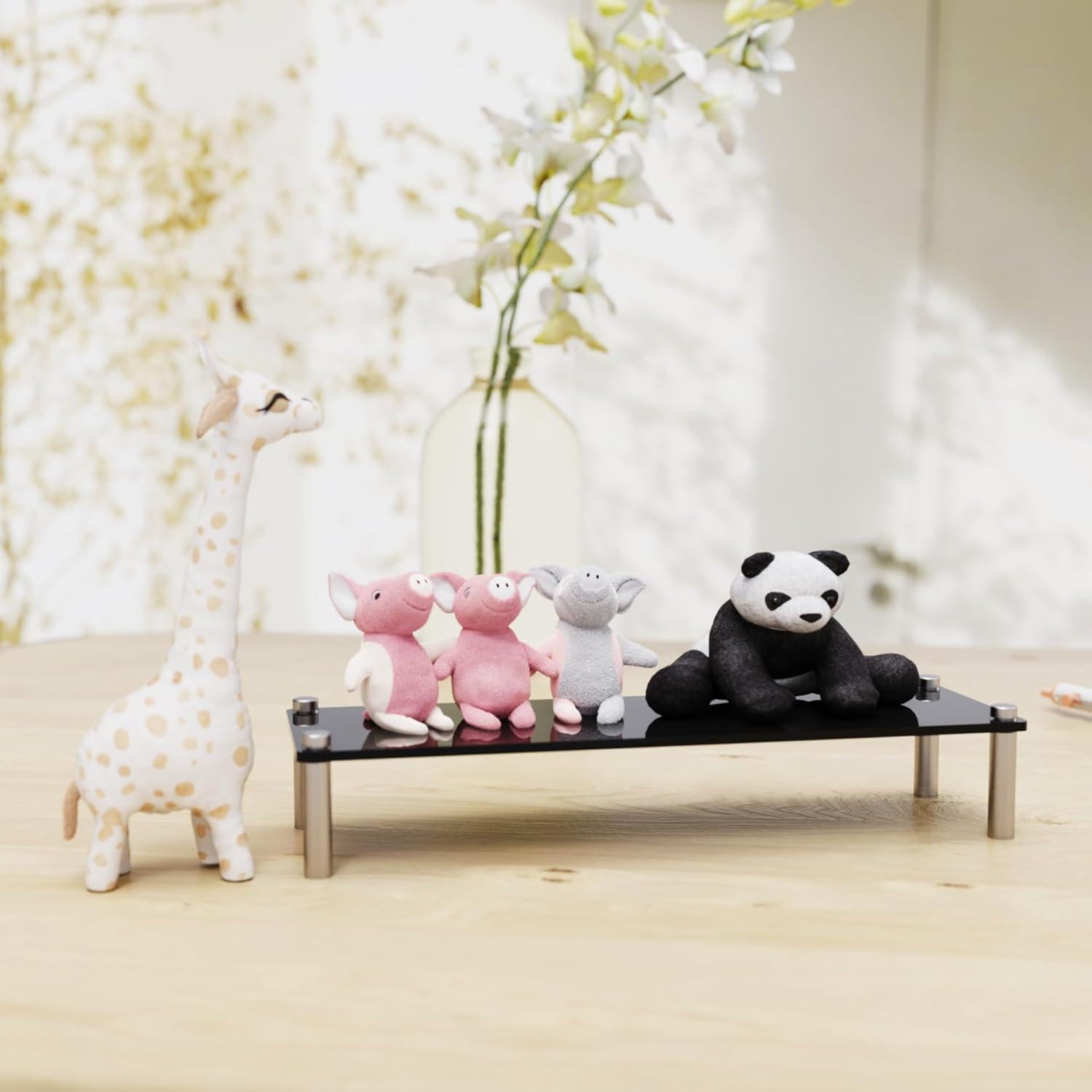 Soporte de Exhibición Acrílico LoengMax 3 Niveles para Perfumes