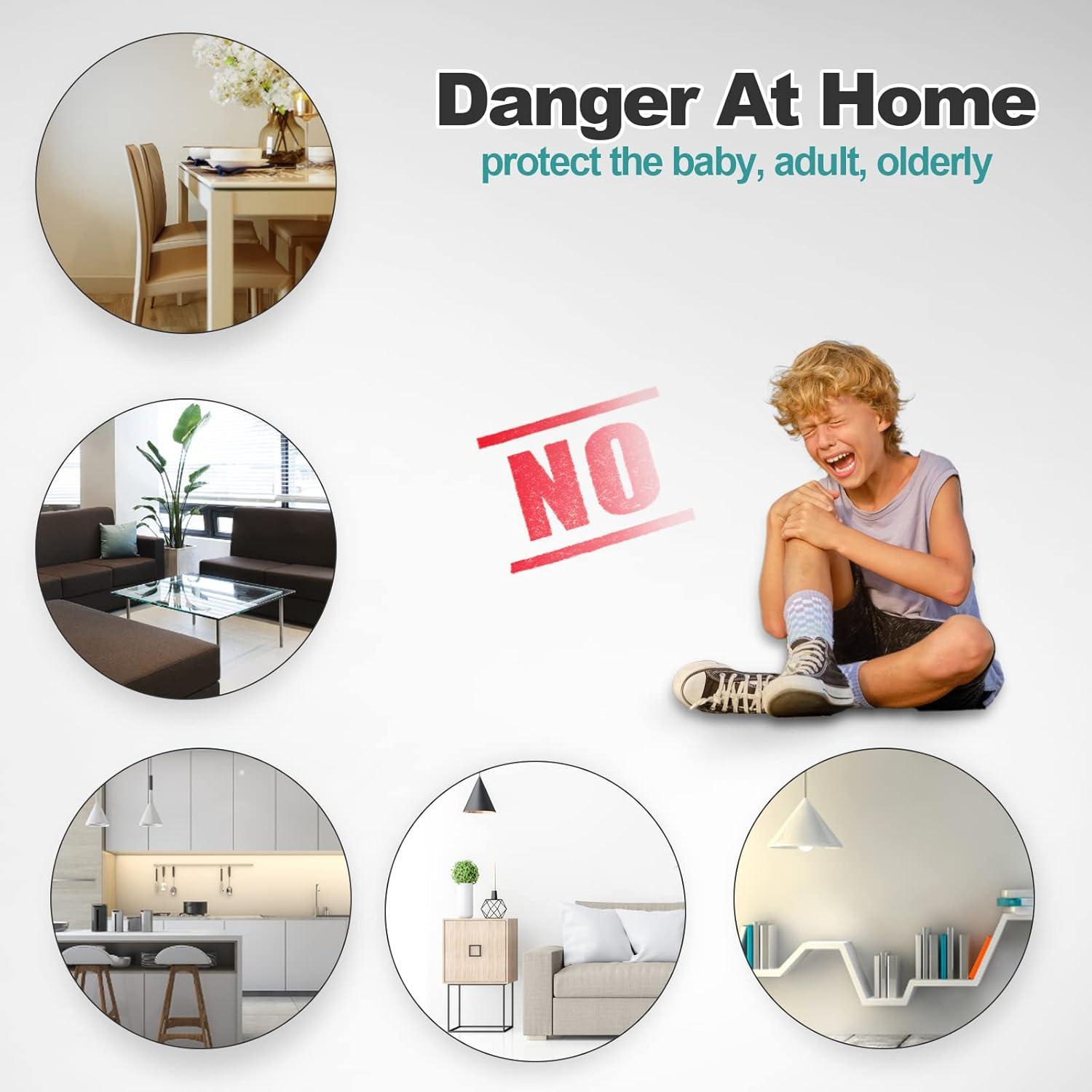 Protectores de Esquinas Transparentes Gudui - Paquete de 8