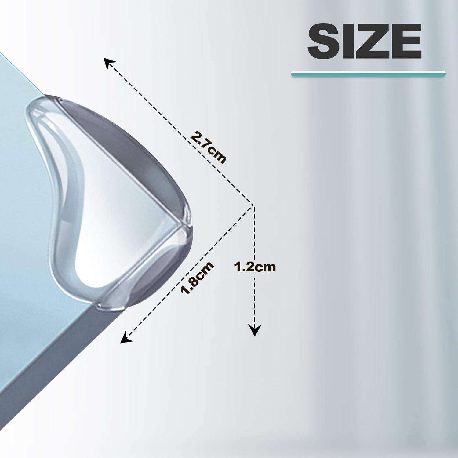 Protectores de Esquinas Transparentes Gudui - Paquete de 8