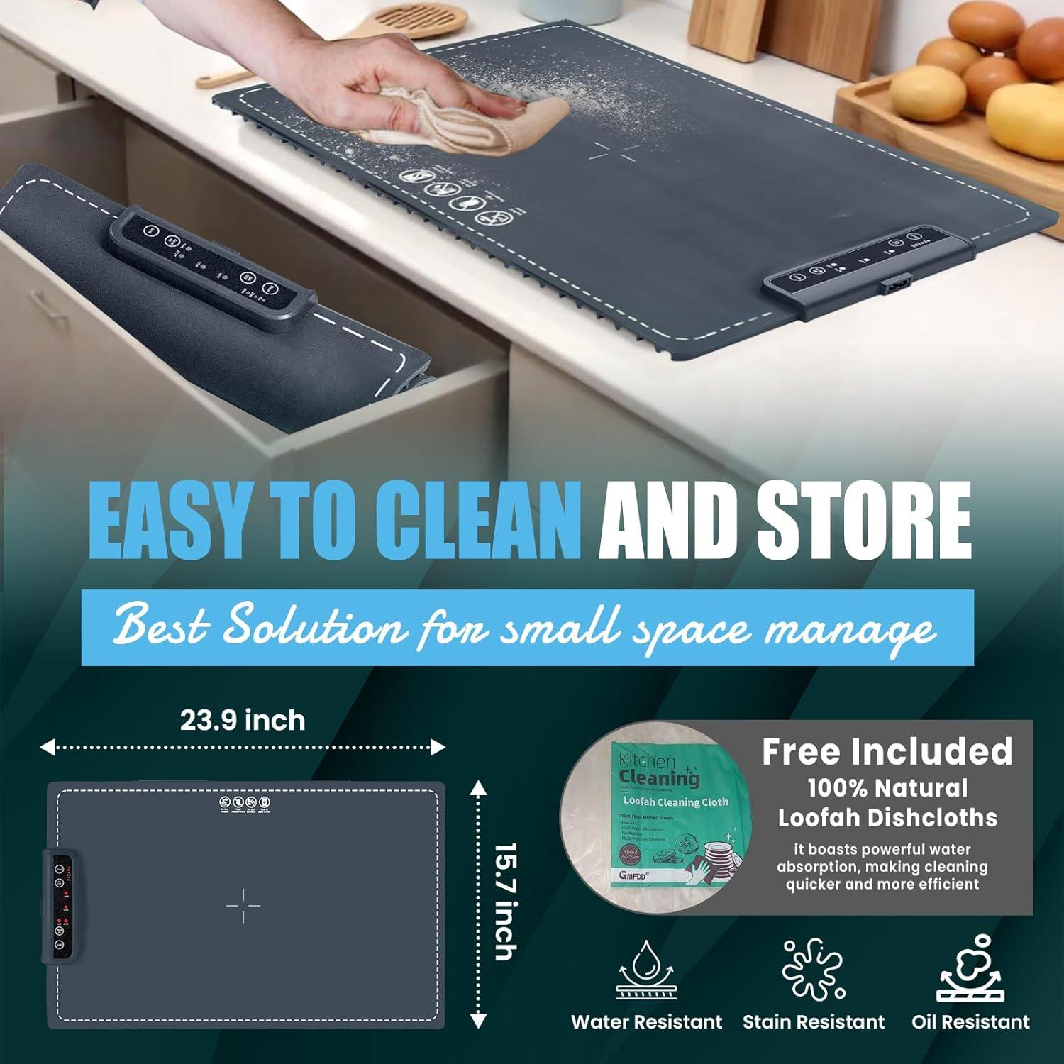 Alfombrilla Calentadora Eléctrica NatureServe 39.9cm Gris