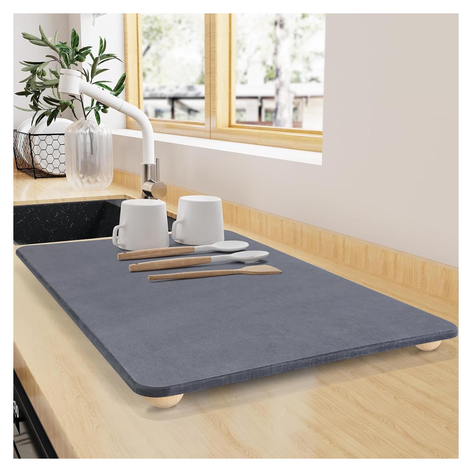 Alfombrilla de Secado Ecológica ZACELOVE 40.6x30.5cm Antideslizante