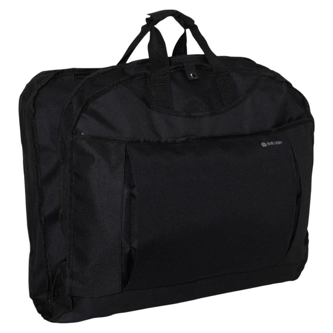 Funda de Ropa Colgante Delsey Paris Negra 106.68 cm Ligera
