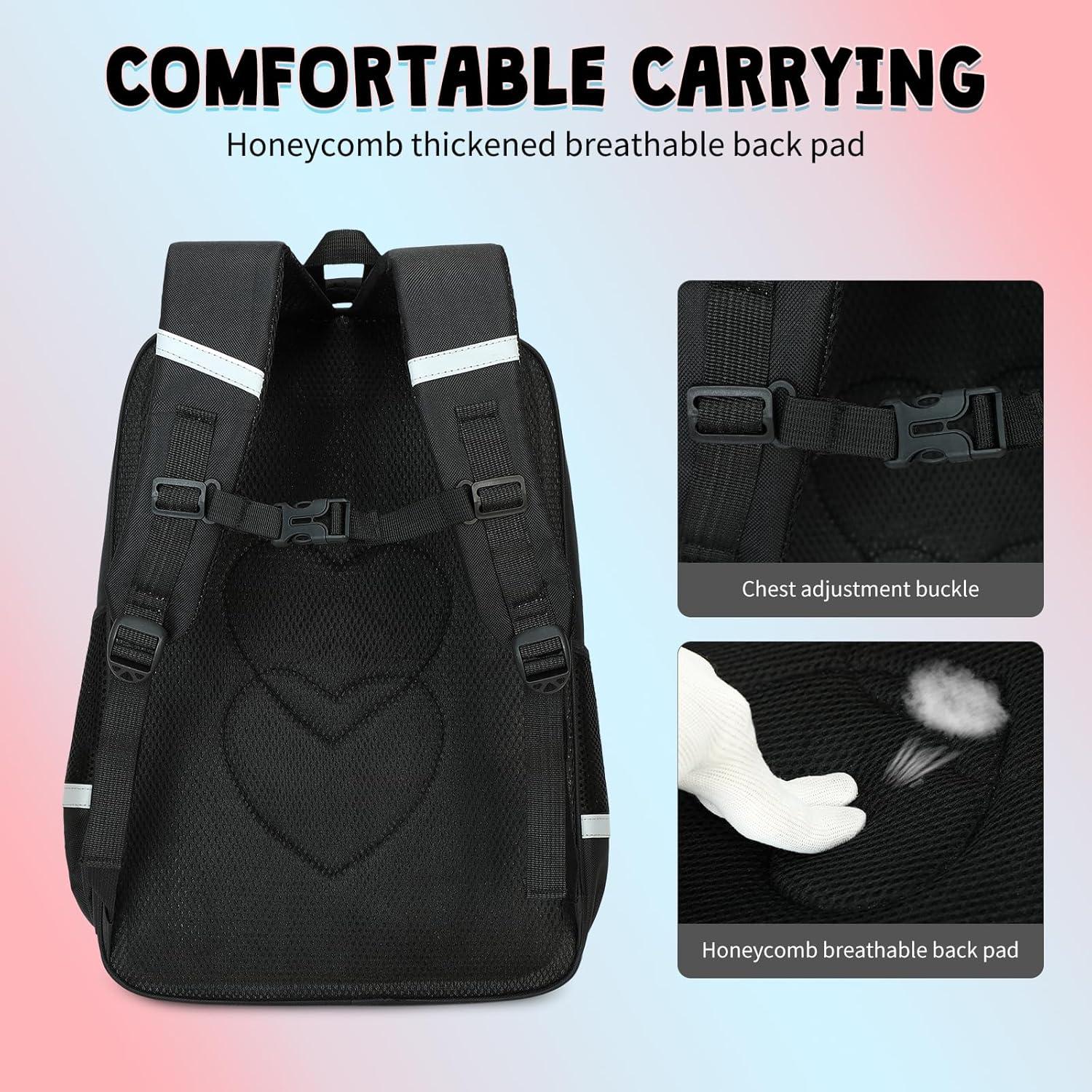 Mochila Escolar Niños Azul y Rojo 26.88L Impermeable