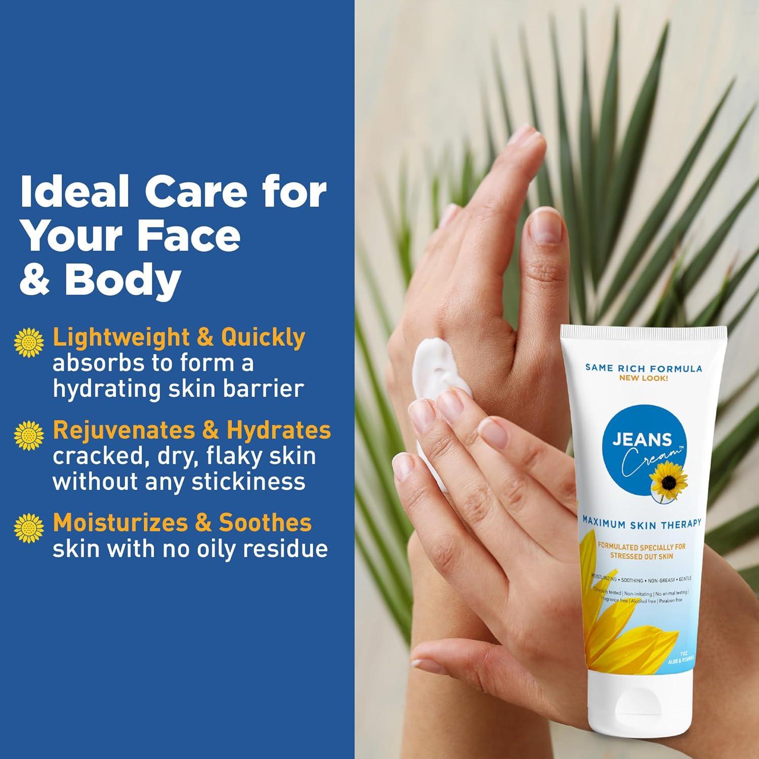 Crema para quemaduras Jeans 200 ml con Vitamina E y Aloe