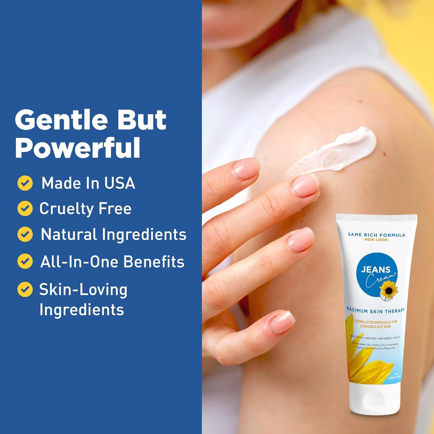 Crema para quemaduras Jeans 200 ml con Vitamina E y Aloe