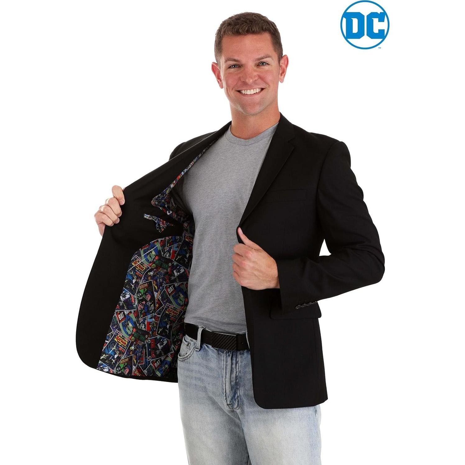 Blazer Negro Batman DC Comics para Hombres 34R a 50R