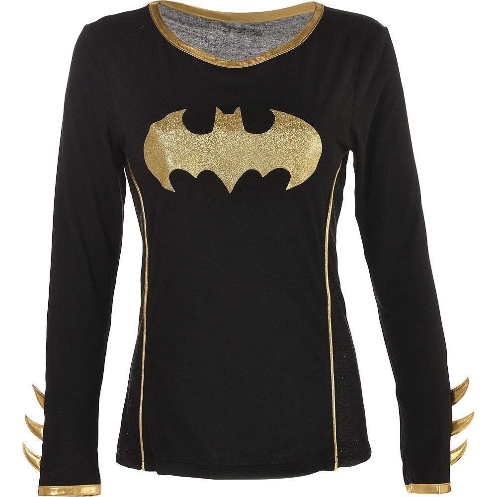 Camiseta de Manga Larga Batman para Mujeres Talla M