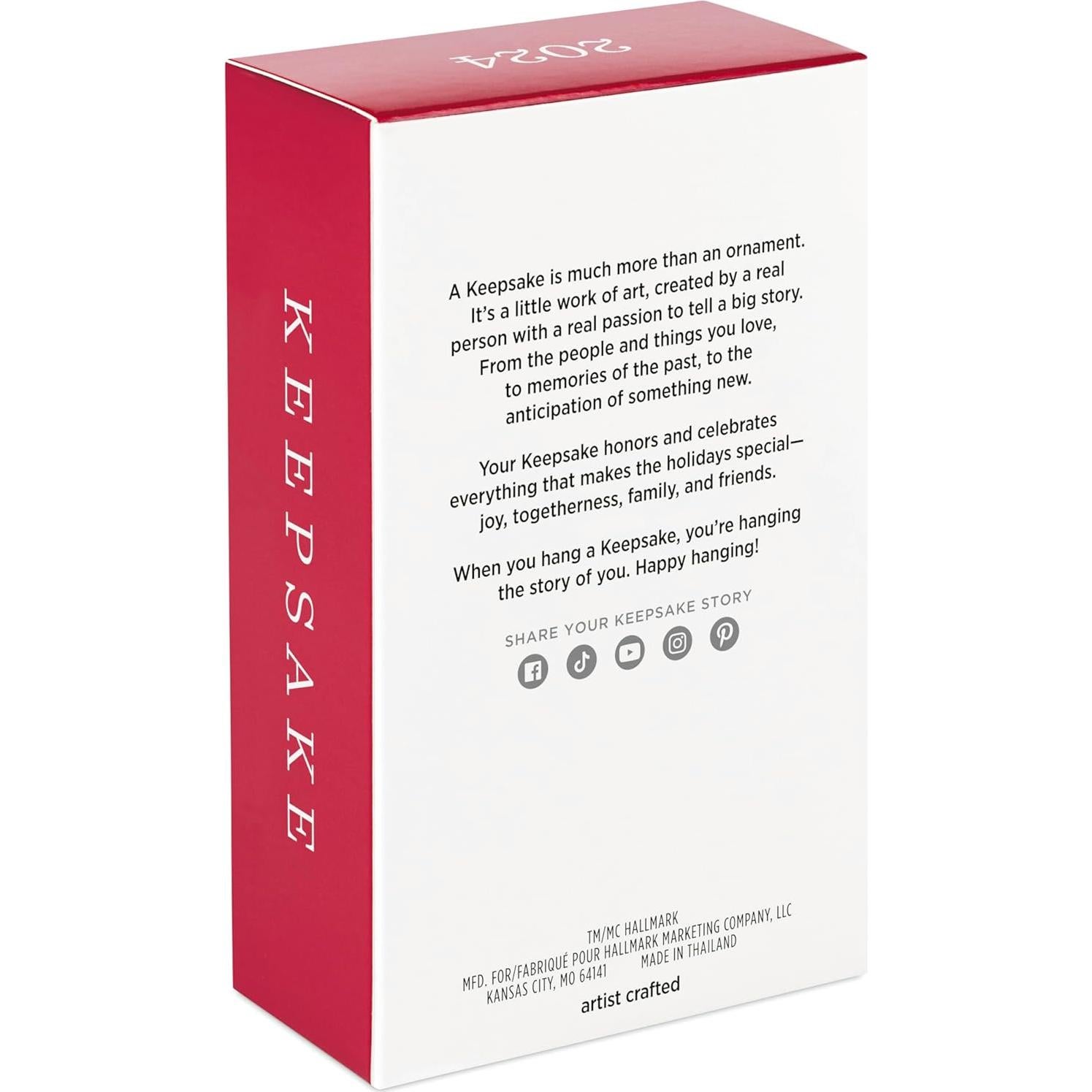 Adorno Navideño Hallmark Keepsake 2024 El Joker 6.6x11.4cm