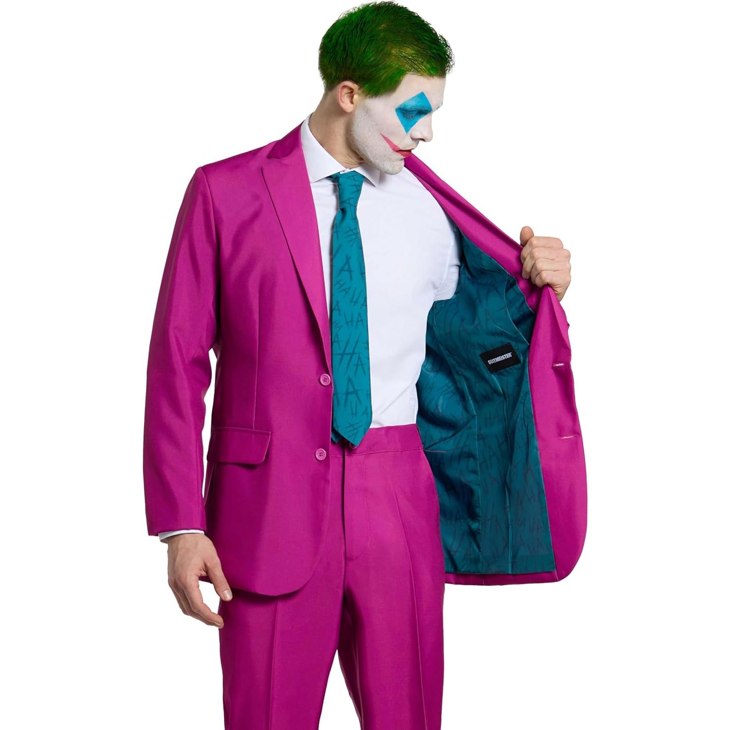 Disfraz de Halloween Joker Suitmeister para hombres Slim Fit
