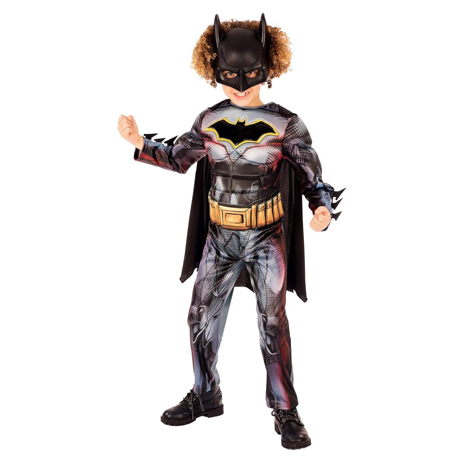 Disfraz de Batman para Niños DC Comics con Capa y Máscara