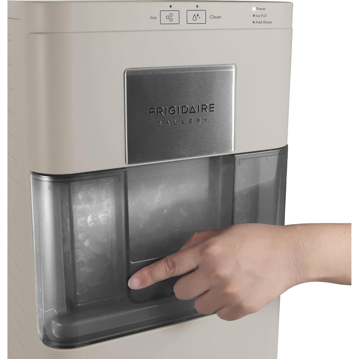 Máquina de Hielo Frigidaire 44 lbs Crema Auto Limpieza