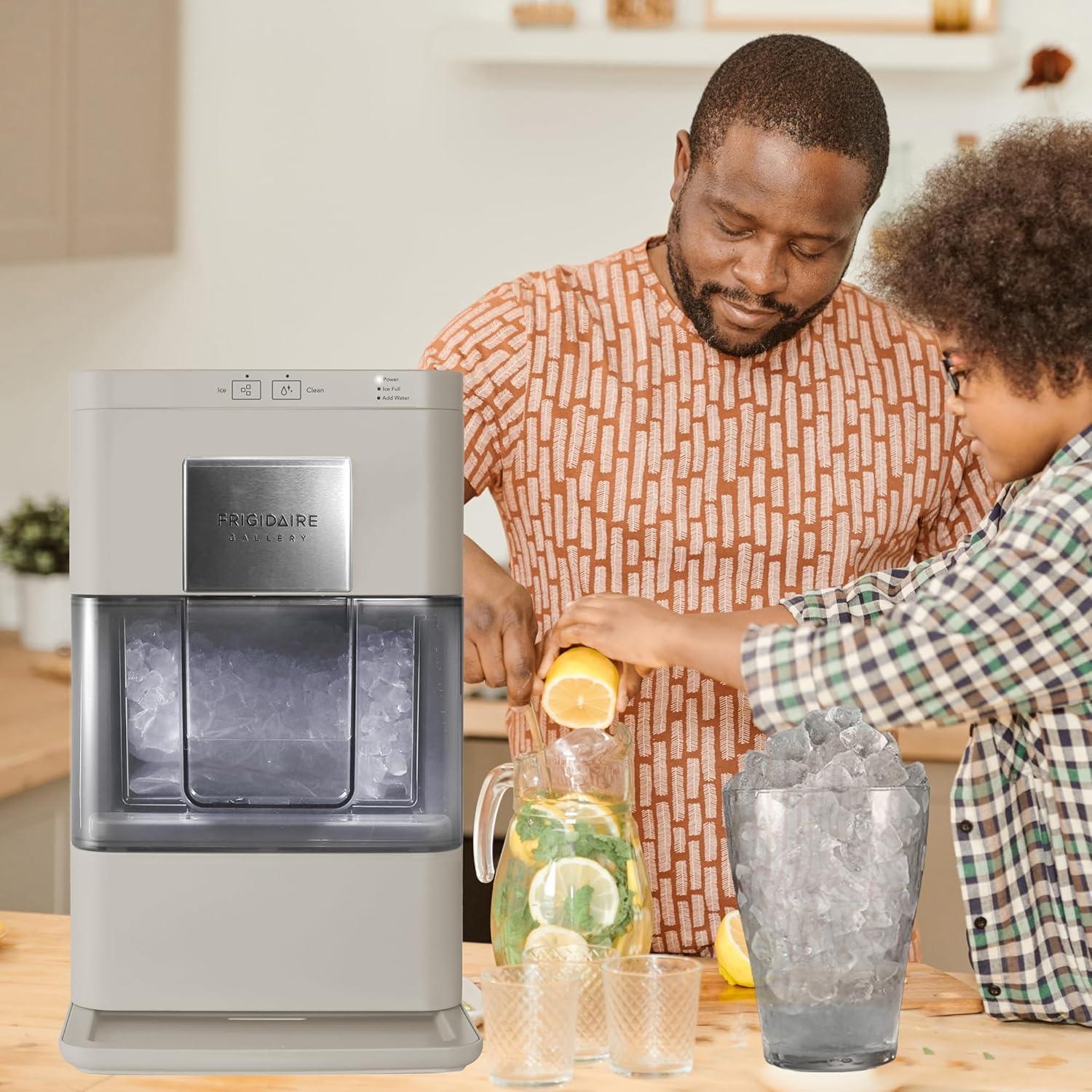 Máquina de Hielo Frigidaire 44 lbs Crema Auto Limpieza