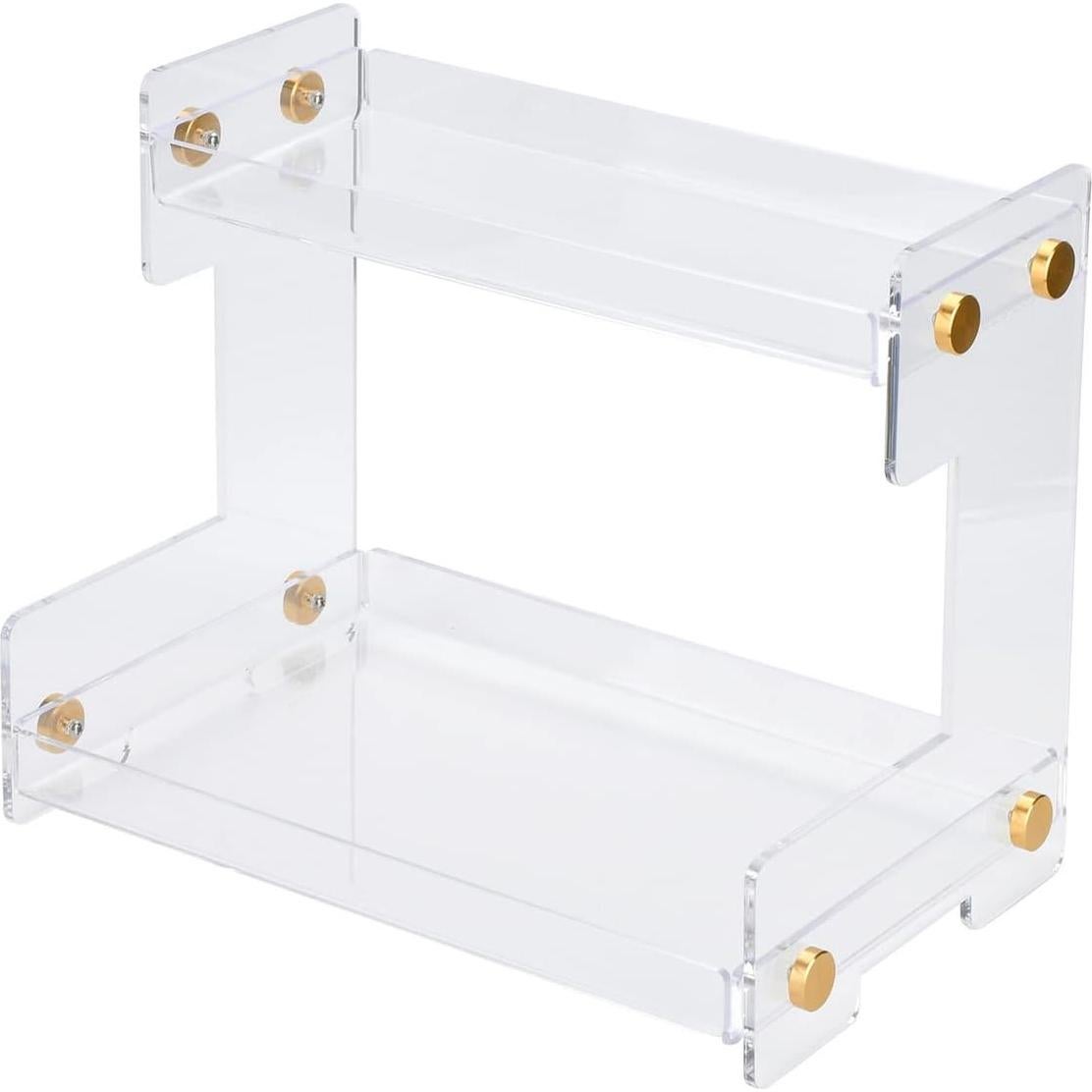 Organizador de Baño FFK Acrílico 2 Niveles Estante Cosméticos