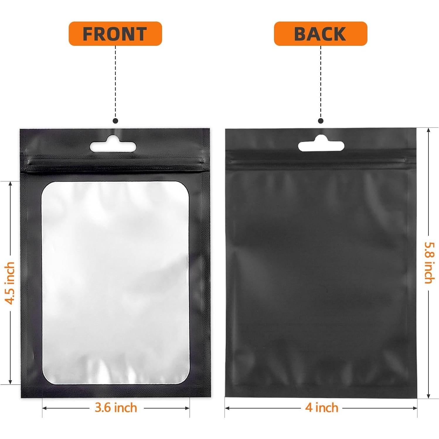 Bolsas Mylar Reutilizables Lazydrop 200 Unidades 10x15 cm