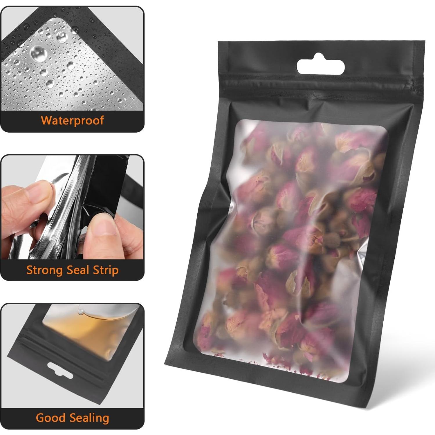 Bolsas Mylar Reutilizables Lazydrop 200 Unidades 10x15 cm