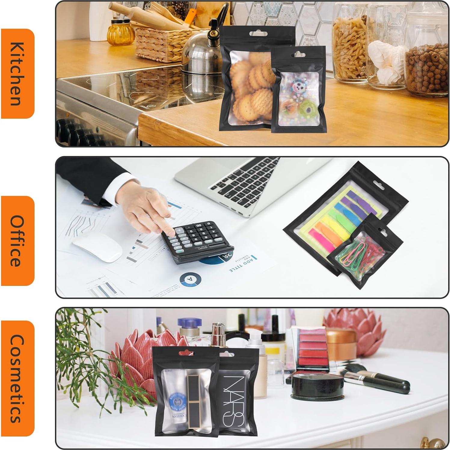 Bolsas Mylar Reutilizables Lazydrop 200 Unidades 10x15 cm