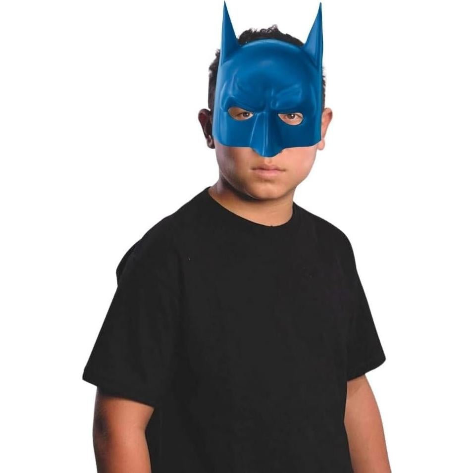 Máscara de Plástico Azul Deluxe Batman Heroes Unite 17.8x14 cm