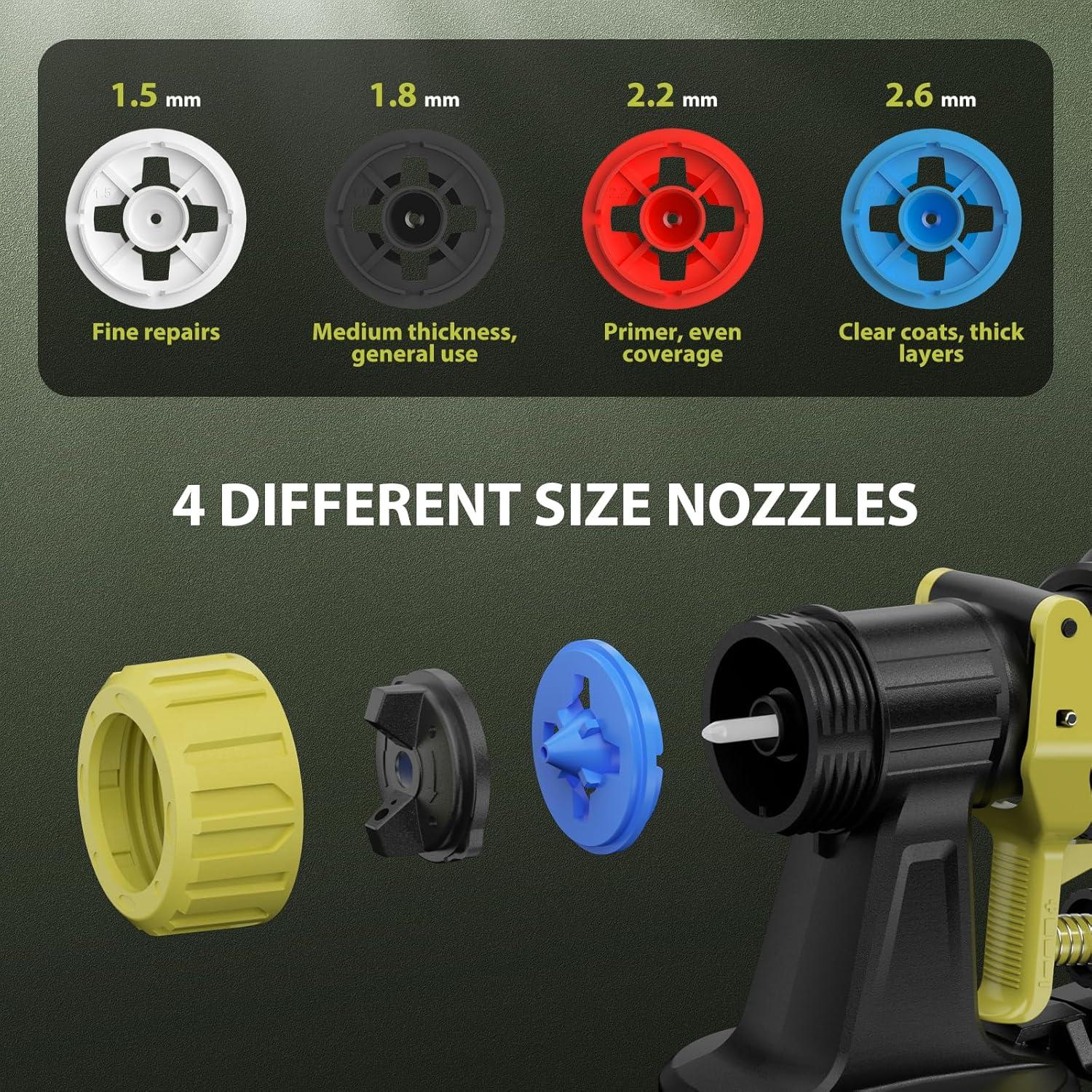 Pulverizador de pintura inalámbrico 3D VO INN CPS004-D 1200ml