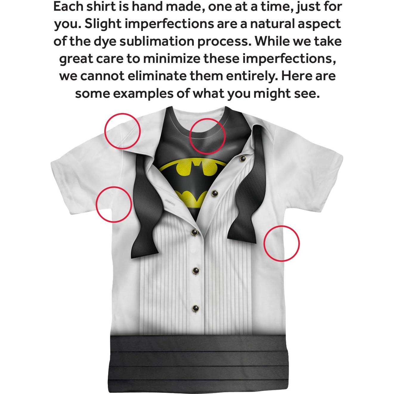 Camiseta Tuxedo Batman Popfunk Unisex 100% Poliéster