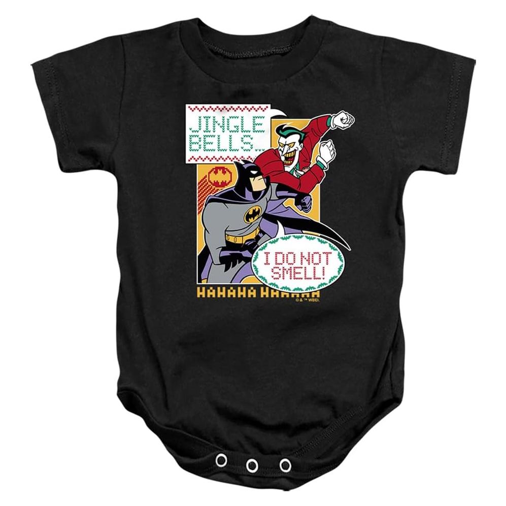 Mono Unisex Bebé Batman La Serie Animada 12 Meses Jingle Bells