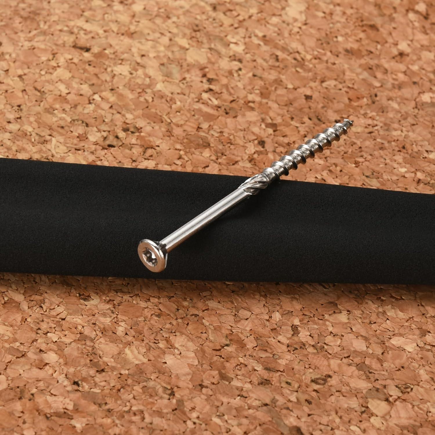 Tornillos para Deck Bolt Dropper Acero Inoxidable 6.35 cm - 350 Pzas